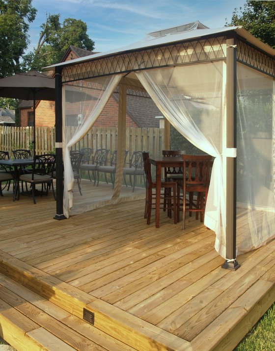 Cozy Backyard Deck Addition